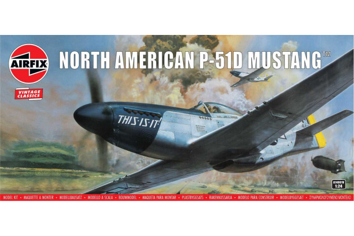 Classic Kit VINTAGE letadlo A14001V - North American P-51D Mustang (1:24)