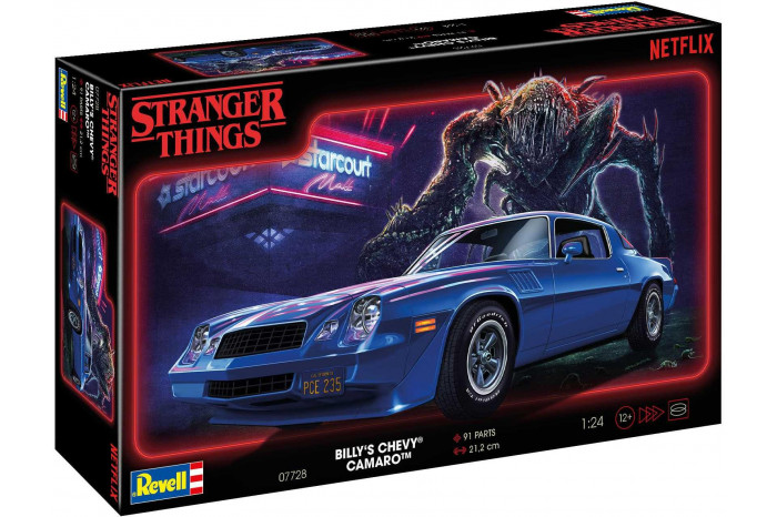 Plastic ModelKit STRANGER THINGS auto 07728 - Chevy Camaro Z/28 (1:25)