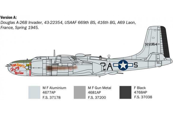Model Kit letadlo 1274 - A-26 A/B Invader (1:72)