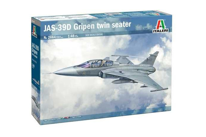 Model Kit letadlo 2664 - JAS 39 GRIPEN TWIN SEATER (1:48)