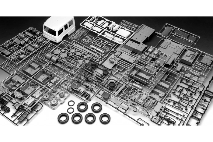 Plastic ModelKit auto 07404 - Schlingmann LF20/16 Mercedes Benz Atego 1529 AF (1:24)