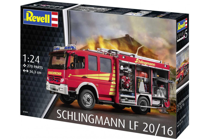 Plastic ModelKit auto 07404 - Schlingmann LF20/16 Mercedes Benz Atego 1529 AF (1:24)