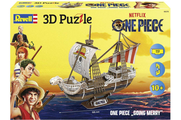 3D Puzzle REVELL 00270 - One Piece Flying Lamb/ Going Merry