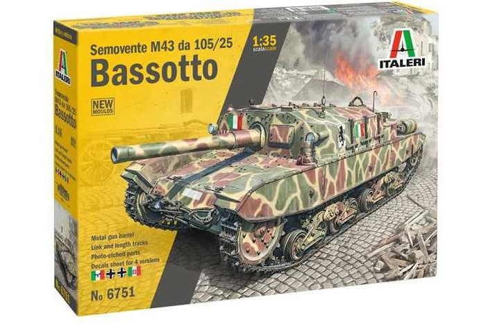 Model Kit military 6751 - Semovente M43 “Bassotto” (1:35)