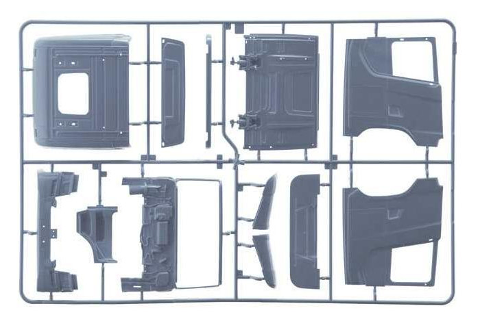 Model Kit truck 3971 - Scania S770 4x2 Normal Roof "Grey Cab" (1:24)