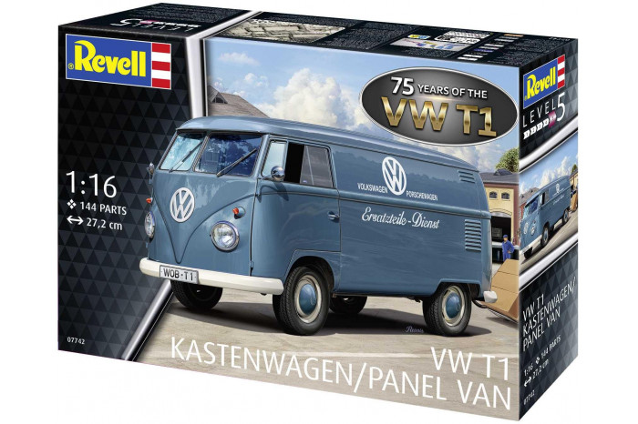 Plastic ModelKit auto 07742 - VW T1 Panel Van - 75 Years of the VW T1 (1:16)