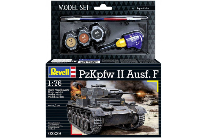 ModelSet tank 63229 - PzKpfw II Ausf. F (1:76)