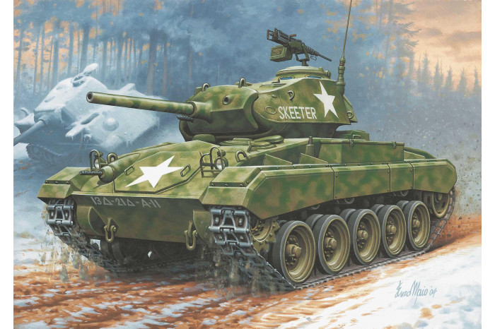 ModelSet tank 63323 - M24 Chaffee (1:76)