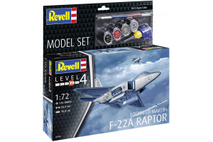 Lockheed Martin F-22A Raptor (1:72) - 63858