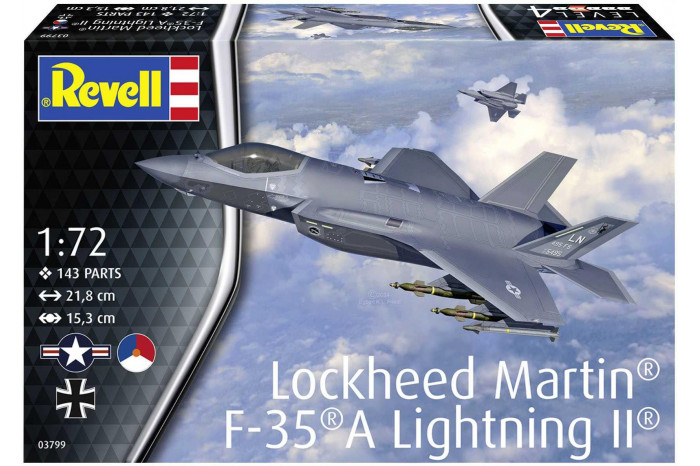 Plastic ModelKit letadlo 03799 - F-35A (1:72)