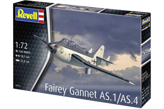 Plastic ModelKit letadlo 03775 - Fairey Gannet AS.1/AS.4 (1:72)