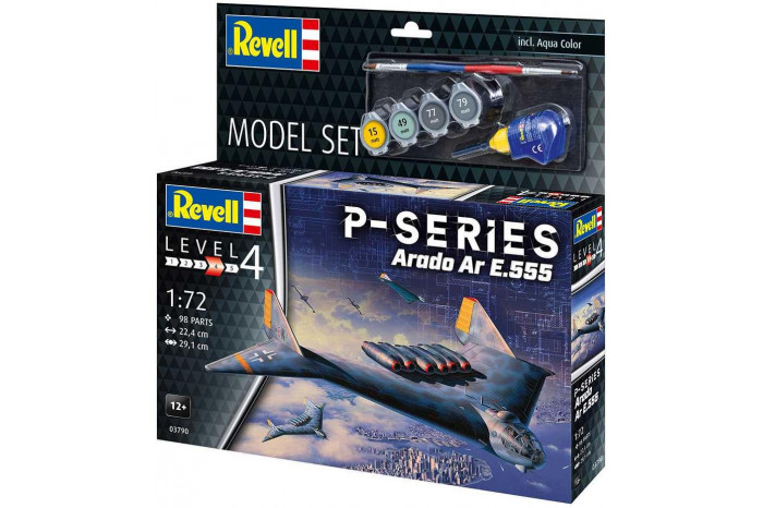 ModelSet letadlo 63790 - Arado Ar E.555 - P-Series (1:72)