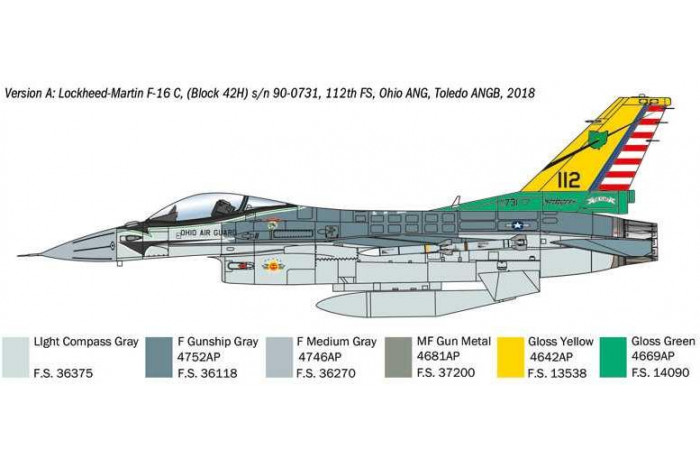 Model Kit War Thunder letadlo 35105 - F-16C Fighting Falcon (1:48)