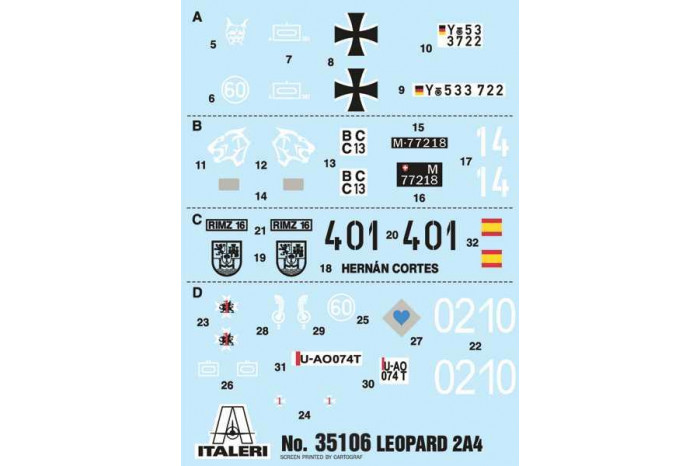 Model Kit War Thunder tank 35106 - Leopard 2A4 (1:48)