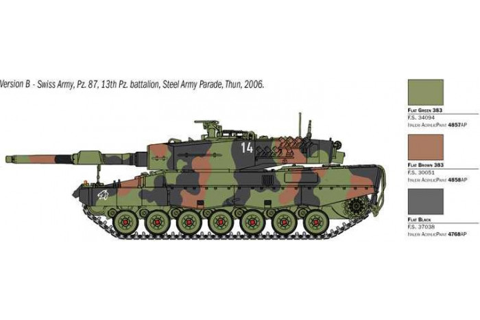 Model Kit War Thunder tank 35106 - Leopard 2A4 (1:48)