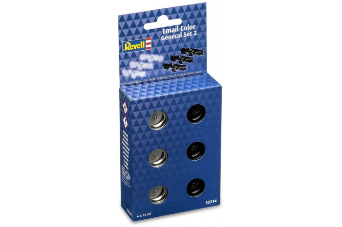Sada barev Email Color 32214 - General Set 2 - Gloss (6 x 14ml)