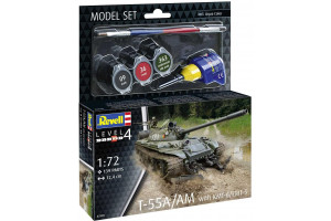 ModelSet military 63328 - T-55A/AM with KMT-6/EMT-5 Mine Plough (1:72)