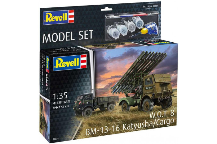 ModelSet military 63338 - W.O.T. 8 BM-13-16 Katyusha/Cargo (1:35)