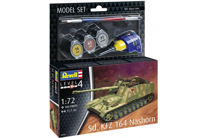 ModelSet military 63358 - Sd.Kfz. 164 Nashorn (1:72)