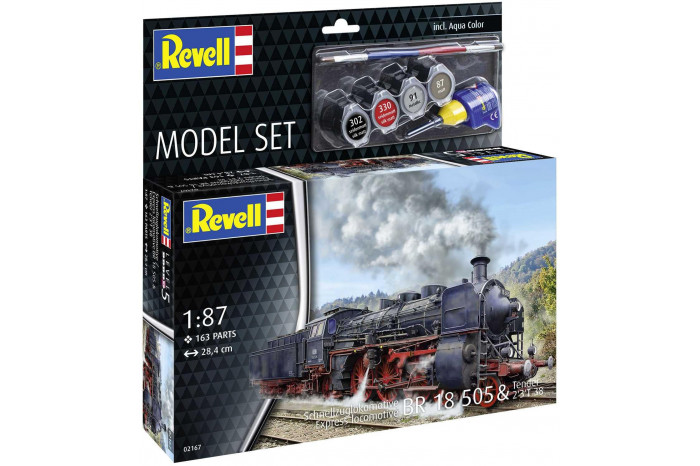 ModelSet lokomotiva 62167 - Express Loco BR 18 505 with Tender (1:87)