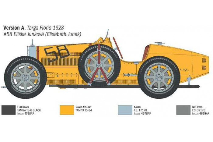 Model Kit auto 4716 - Bugatti T35B Targa F./GP Monaco (1:12)