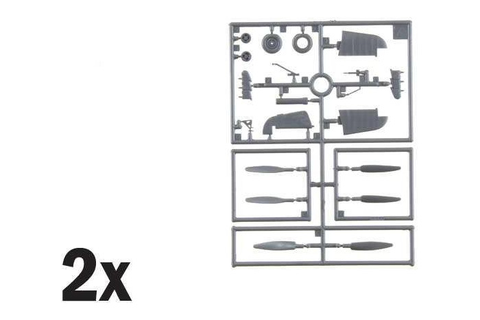Model Kit letadlo 2838 - Hurricane Mk.I aces (1:48)