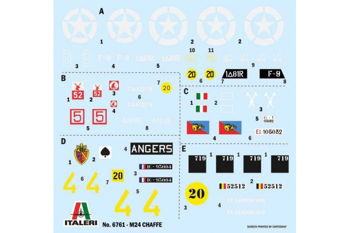 Model Kit tank 6761 - M24 "Chaffee" (1:35)