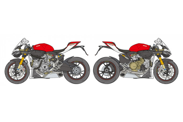 DUCATI 1199 PANIGALE S Tricolore (1:12) -132