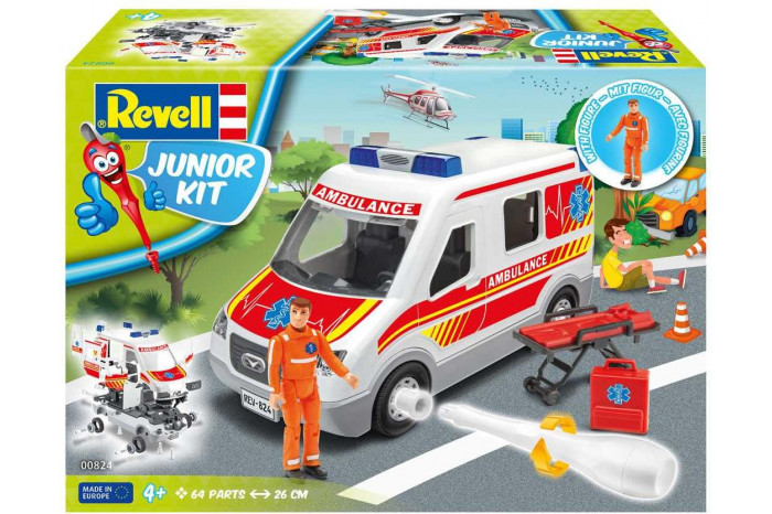 Junior Kit auto 00824 - Ambulance Car (1:20)