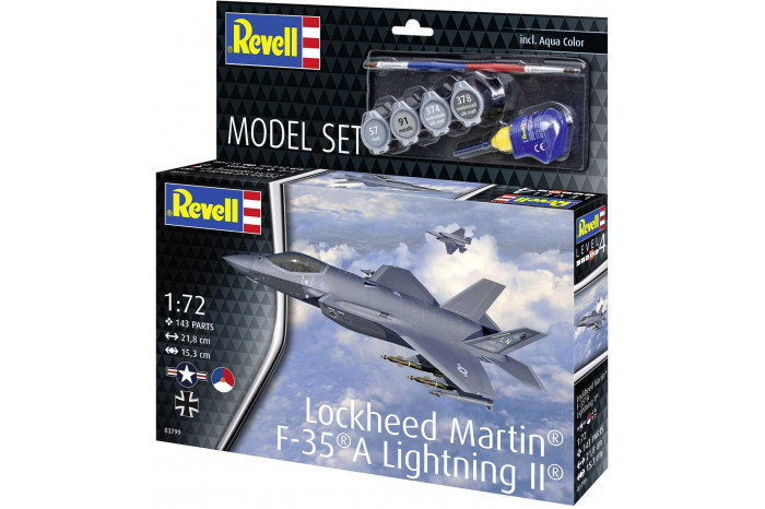 ModelSet letadlo 63799 - Lockheed Martin® F-35®A Lightning II® (1:72)
