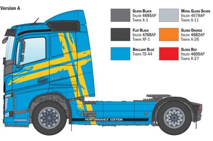 Model Kit truck 3967 - Volvo FH Low Roof (1:24)