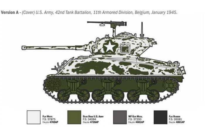 Model Kit tank 96440 - Sherman M4A3 Wet (1:35)