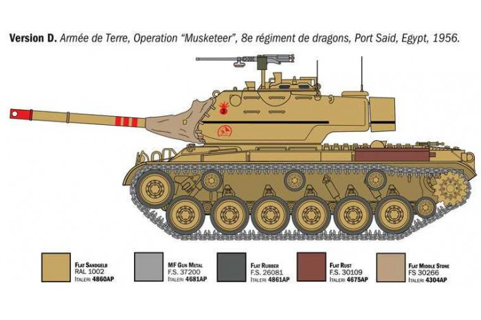 Model Kit tank 6763 - M47 Patton (1:35)
