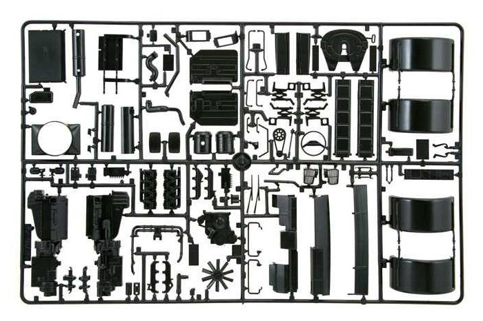 Model Kit truck 90762 - Scania 142H 6x2 Canvas (1:24)