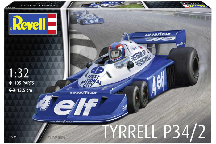 Plastic ModelKit auto 07741 - Tyrrel P34/2 6-Wheeler (1:32)
