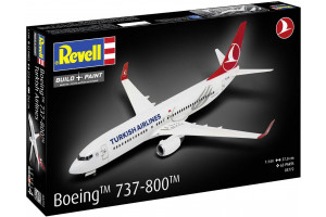 Plastic ModelKit letadlo 03772 - Boeing 737-800 "Turkish Airlines" (1:144)