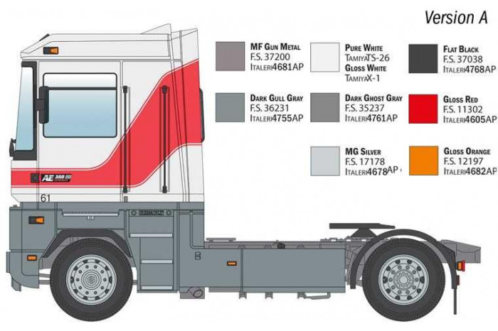 Model Kit truck 3969 - Renault AE500 Magnum (1:24)