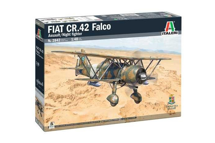 Model Kit letadlo 2842 - FIAT CR.42 Falco Assault/Night Fight (1:48)