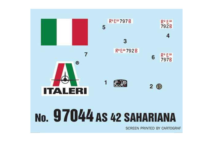 Model Kit military 97044 - AS 42 Sahariana (1:72)