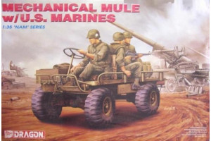 Model Kit military 3317 - MECH.MULES w/US MARINES (1:35)
