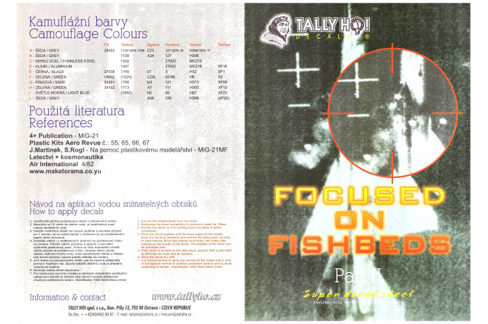 Decals - Mig-21 MF/Bis (1:72) - 72028