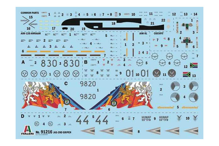 Mode Kit letadlo 91216 - JAS-39 Twin Seater (1:72)