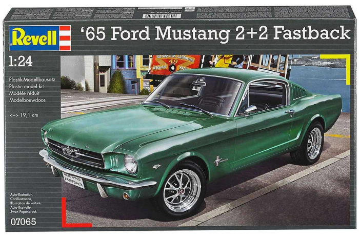 Plastic ModelKit auto 07065 - 1965 Ford Mustang 2+2 Fastback (1:25)