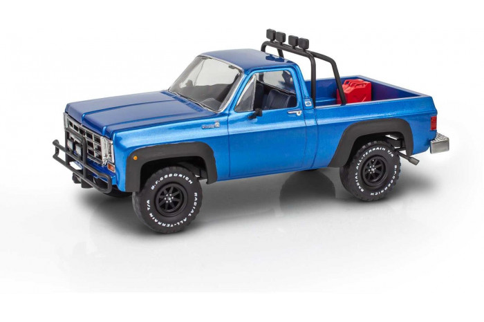 Plastic ModelKit MONOGRAM auto 4581 - 78 Chevy 4x4 Pickup with Go-kart (1:25)