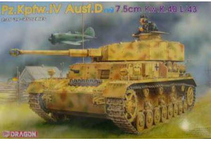 Model Kit tank 6330 - Pz.Kpfw.IV Ausf.D mit 7.5cm Kw.K 40 L/43 (1:35)