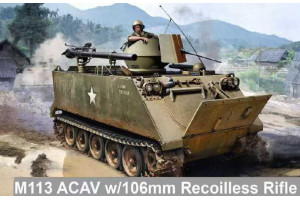 Model Kit military 3575 - M113  ACAV w/106mm RECOILLESS RIFLE (1:35)