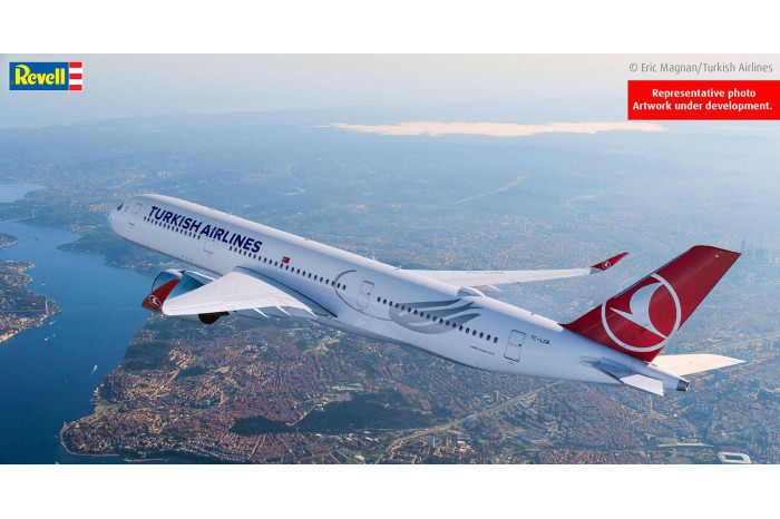 Plastic ModelKit letadlo 03773 - Airbus A350-900 "Turkish Airlines" (1:144)