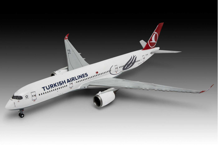 Plastic ModelKit letadlo 03773 - Airbus A350-900 "Turkish Airlines" (1:144)