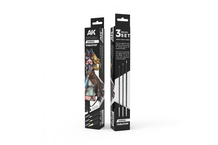 Table Top Brushes Set - AKB102