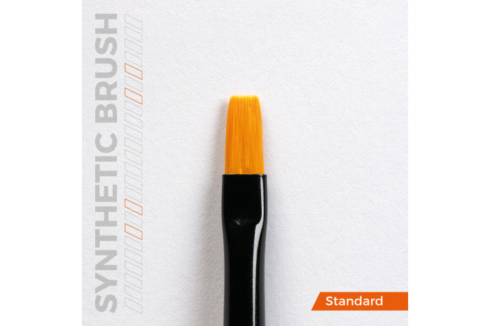 AK SYNTHETIC BRUSH – FLAT 2